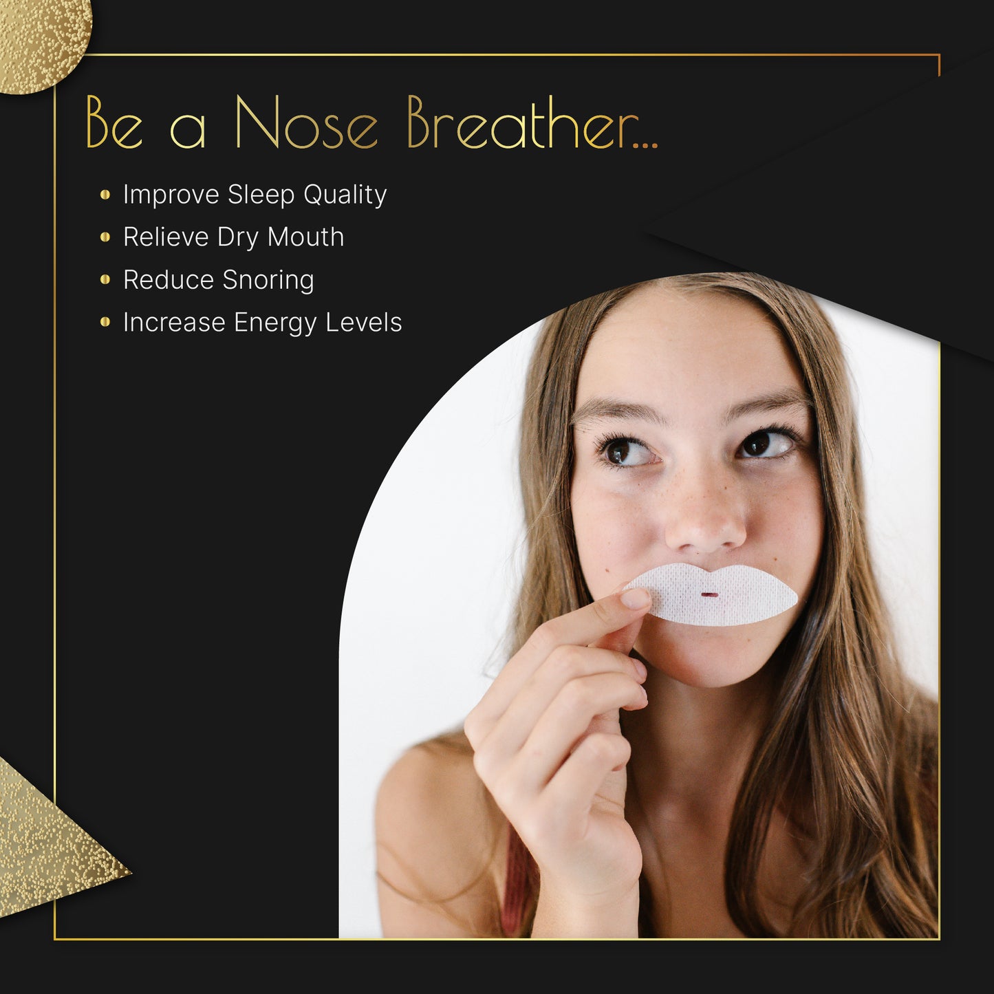 Mouth Tape for Sleeping | Made in the USA | 30 Pcs | Anti Snoring Device